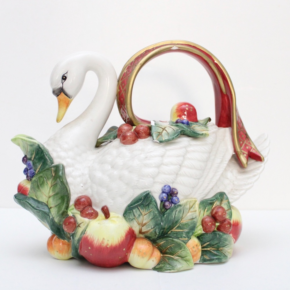 Fitz and Floyd White and Red Serveware for Dining